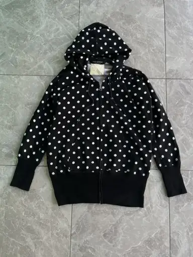 JUNYA WATANABE COMME des GARCONS Polka Dot Zip Hoodie