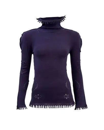 ISSEY MIYAKE A-POC Purple Fringe Top S/M