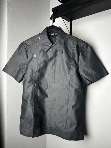 Archive Lieve Van Gorp Asymmetric Shirt Jacket