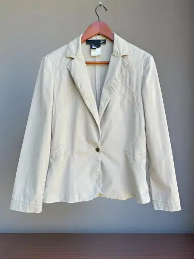 Roberto Just CAVALLI Blazer Beige Cotton 1 Button Jacket