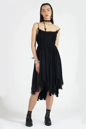 Vintage S/S RTW 2003 Harness Silk Dress