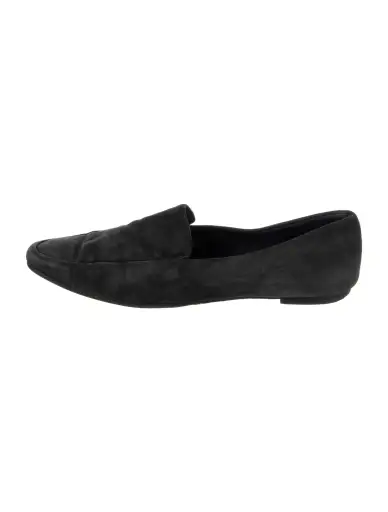 Minimal Suede Loafers