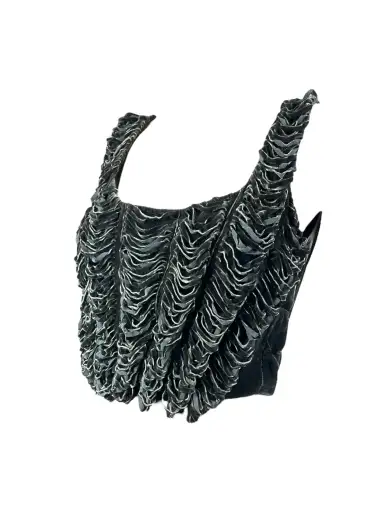 Jean Paul Gaultier S/S 1998 Haute Couture velvet corset