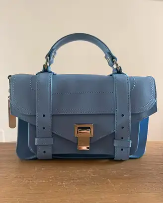 Proenza Schouler PS1 Tiny azzurro mai usata