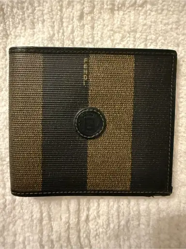 Vintage Authentic Fendi S.A.S. Bifold Wallet