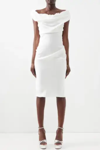 Ginnie off-the-shoulder Dress
