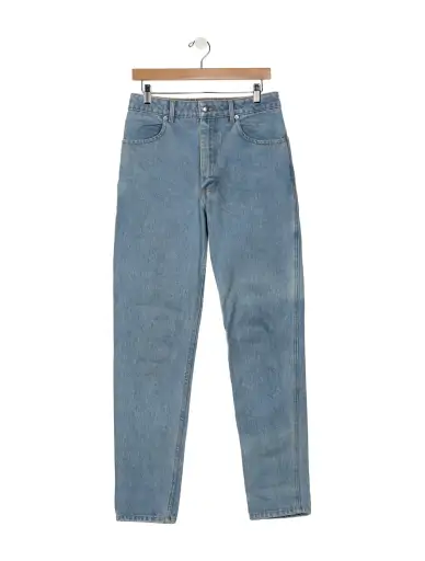 Mid-Rise Straight Leg Jeans