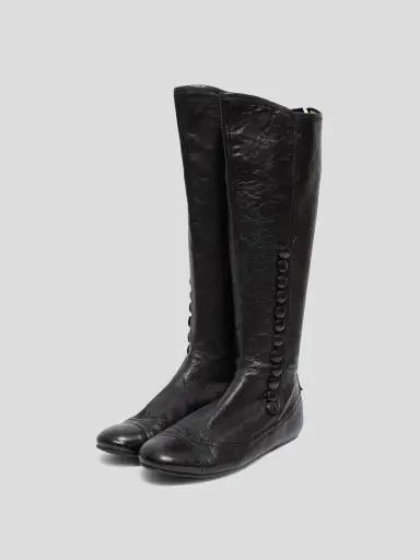 AW06 Leather Riding Boots