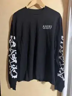 AMIRI ボーン ロングスリーブ Tシャツ ブラック 正規品