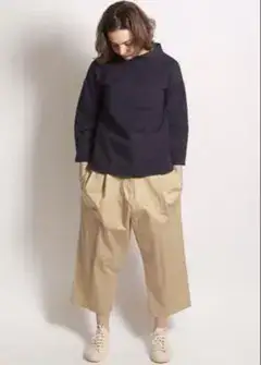 スタジオニコルソン BETHANY PLEAT VOLUME PANT ホワイト