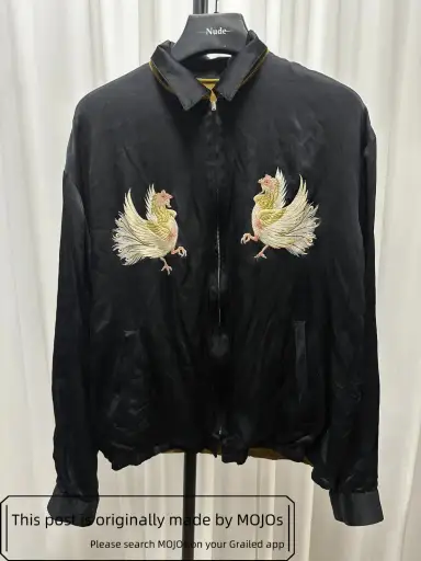 Yohji Yamamoto Y's 80S Stitches Satin Jacket