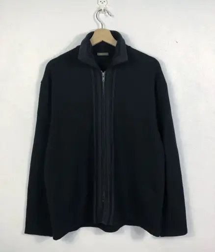 Rare Yohji Yamamoto Y’s for Men Wool Zipper Sweater