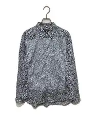 COMME des GARCONS HOMME DEUX all-over print shirt DT-B054 M Navy