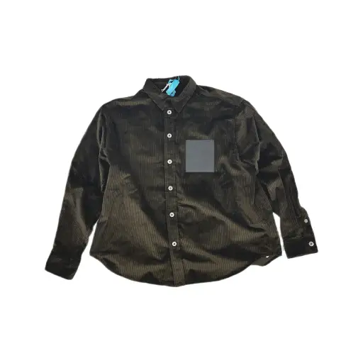 Loewe Leather Patch Corduroy Shirt US M