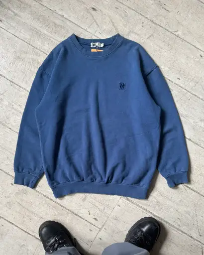 Washed Soft Blue Jumper (~S~)