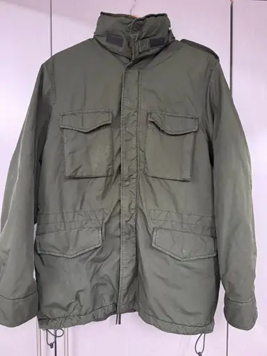 Aspesi Down M-65 Field Jacket, Forrest Green, Men's Large