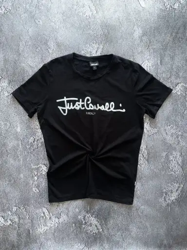 🔥 Vintage Rare Just Cavalli Big Logo T Shirt Avantgarde Y2K