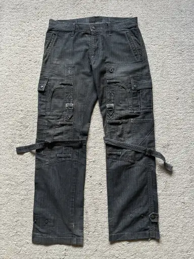 2000s Halb Waist Knee cargo Pant