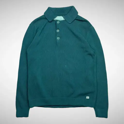 CP Company 1/4 Button Collar Knit (2000s)