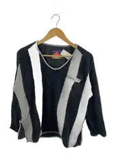 Blackmeans Knit Sweater (Thick) GRY Stripe