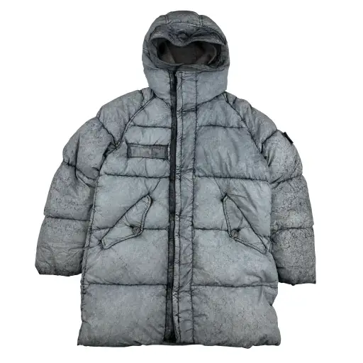 Stone Island 2017 Tela Nylon Down Dust Frost Puffer - Small