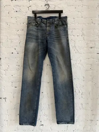 DIOR HOMME LIGHT WASH STRAIGHT CUT DENIM