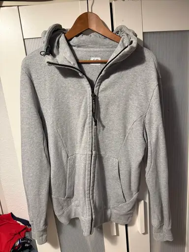 Sweat à capuche C.P. Company gris avec lunettes taille M