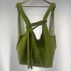 【中古】Diemm. handmade wool bag グリーン[19][240019533273]