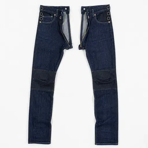 Comme des Garcons GANRYE Desconstructed zip split Skinny Jean Medium