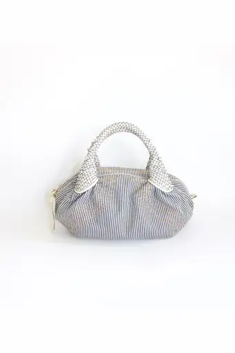 Fendi mini-Spy striped canvas bag