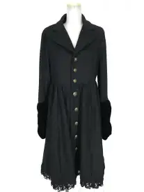 【中古】 h.NAOTO Blood / 袖ベロア切替ツイードコート エイチナオト ブラッド B69494_2507