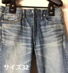 【新品・未使用】HYSTERIC GLAMOUR/USED加工デニムパンツ