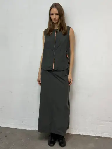 Two-Piece Set Skirt and Vest, Prada Style