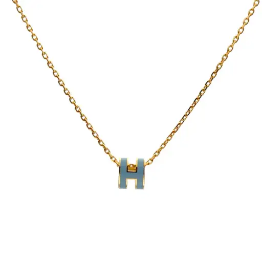HERMES Pop H Necklace Mini Alloy