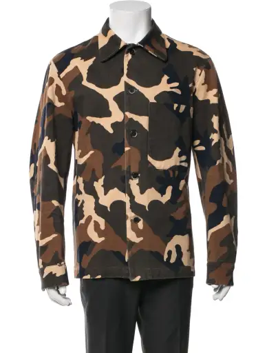 Camouflage Print Jacket