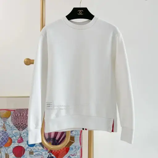 Thom Browne White Sweatshirt Size 38 3