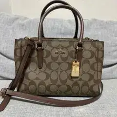 COACH コーチ シグネチャー 2way ハンドバッグ