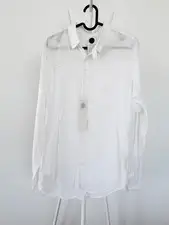 Yohji Yamamoto COMING SOON White Cotton Shirt S BNWT