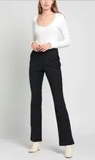 Coperni Black Cotton Polyamide Elastane Casual Dress Pants / Women’s 36 (US 26)