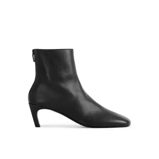 TOTEME Nappa Mid-Heel Black Boots New & Authentic (Women's s