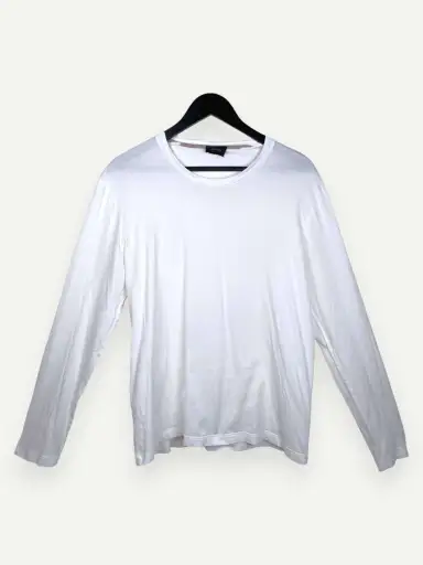 White Cotton Long Sleeve