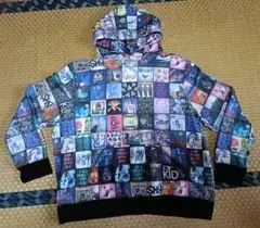 MILKBOY 総柄 インスタグラムパーカー フーディー ミルクボーイ