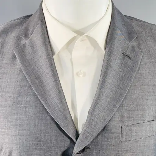 COMME des GARCONS Size M Grey Mohair Wool Notch Lapel Sport Coat