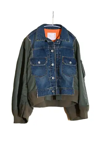sacai Hybrid Denim Jacket – Docking Design (Size 2)