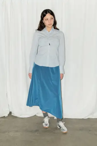 Giorgio Armani Wrap Skirt (Blue)