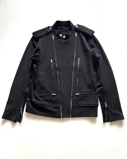 Lad Musician  2011’ black hybrid  moto jacket