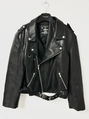 Y/Project by Glenn Martens SS2023 Runway Double Layer Leather Jacket