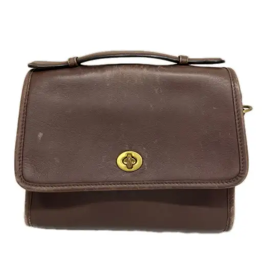OLD COACH/ターンロック/レザーショルダーバッグ/09870/中国製
