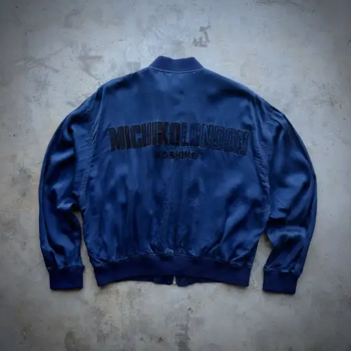 Vintage 1992 Michiko London Silk Bomber Jacket Mens M