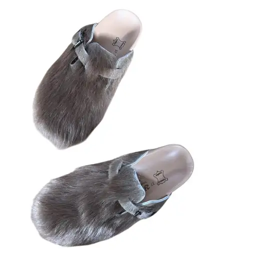 Yuketen Sal 1‎ w/ Crepe Sole - Shaggy clog quiet luxury size 37 or a 6-6.5 women